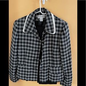 Vintage Dior pants set. Smart, classy, classic! Waist jacket, wool slacks